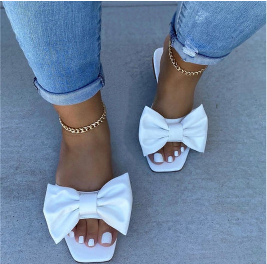Bow Tie Slippers (2 Colors)